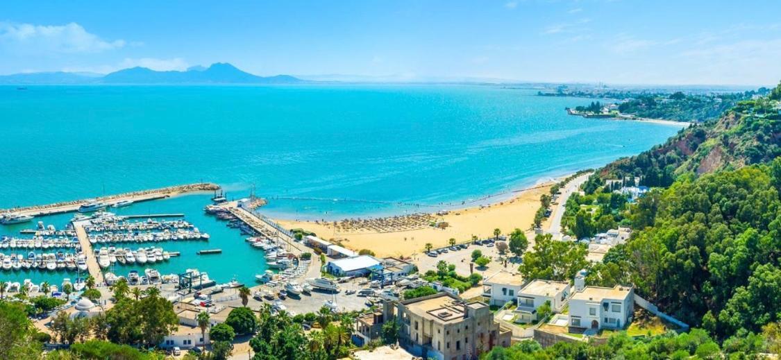 La Villa Bleue-Sidi Bou Ali Exterior foto